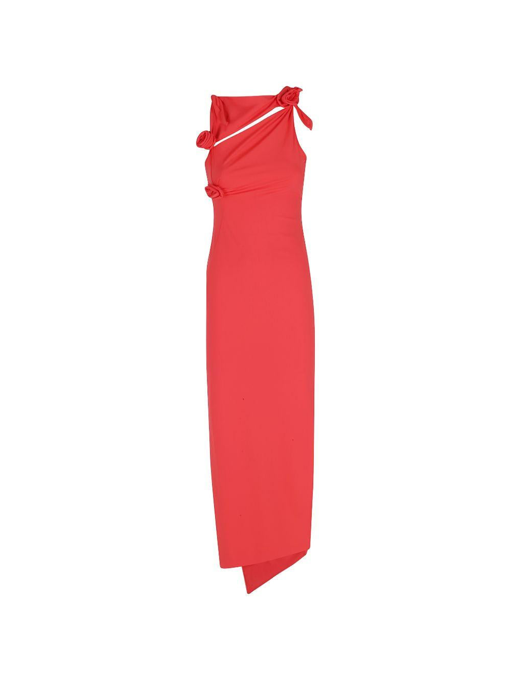 Abito Lungo Flower Coperni COPR44F5021 RED Coperni 