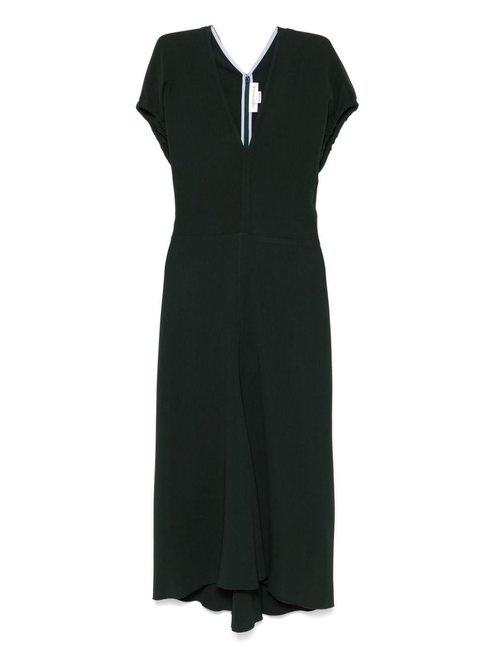Abito Midi Edith Victoria Beckham 1325WDR006381A DARKPINE Victoria Beckham 
