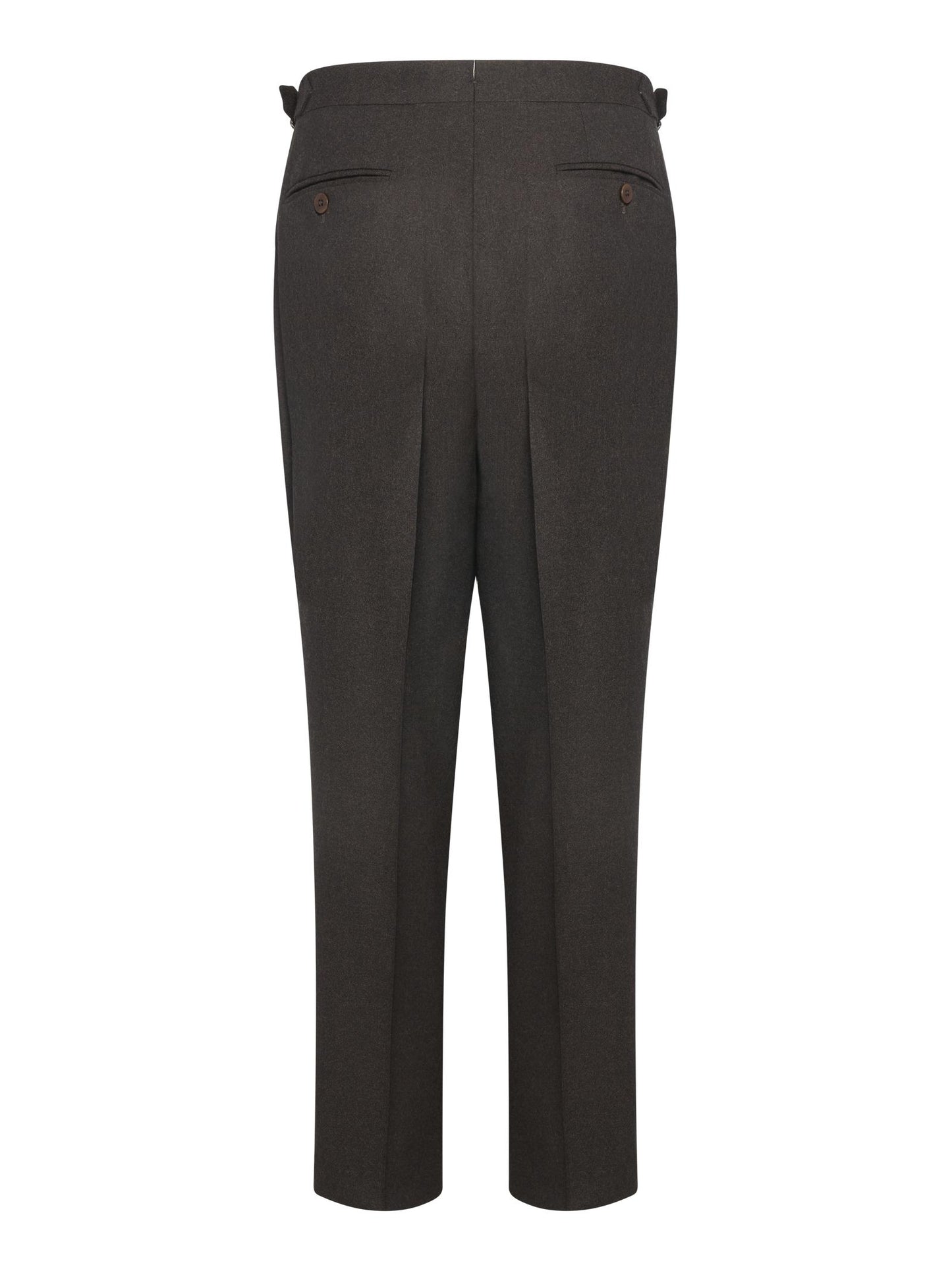 Pantaloni modello Stefano De Martino Franzese Napoli FRW25454 MARRONE Franzese Collection Pronta Sartoria 