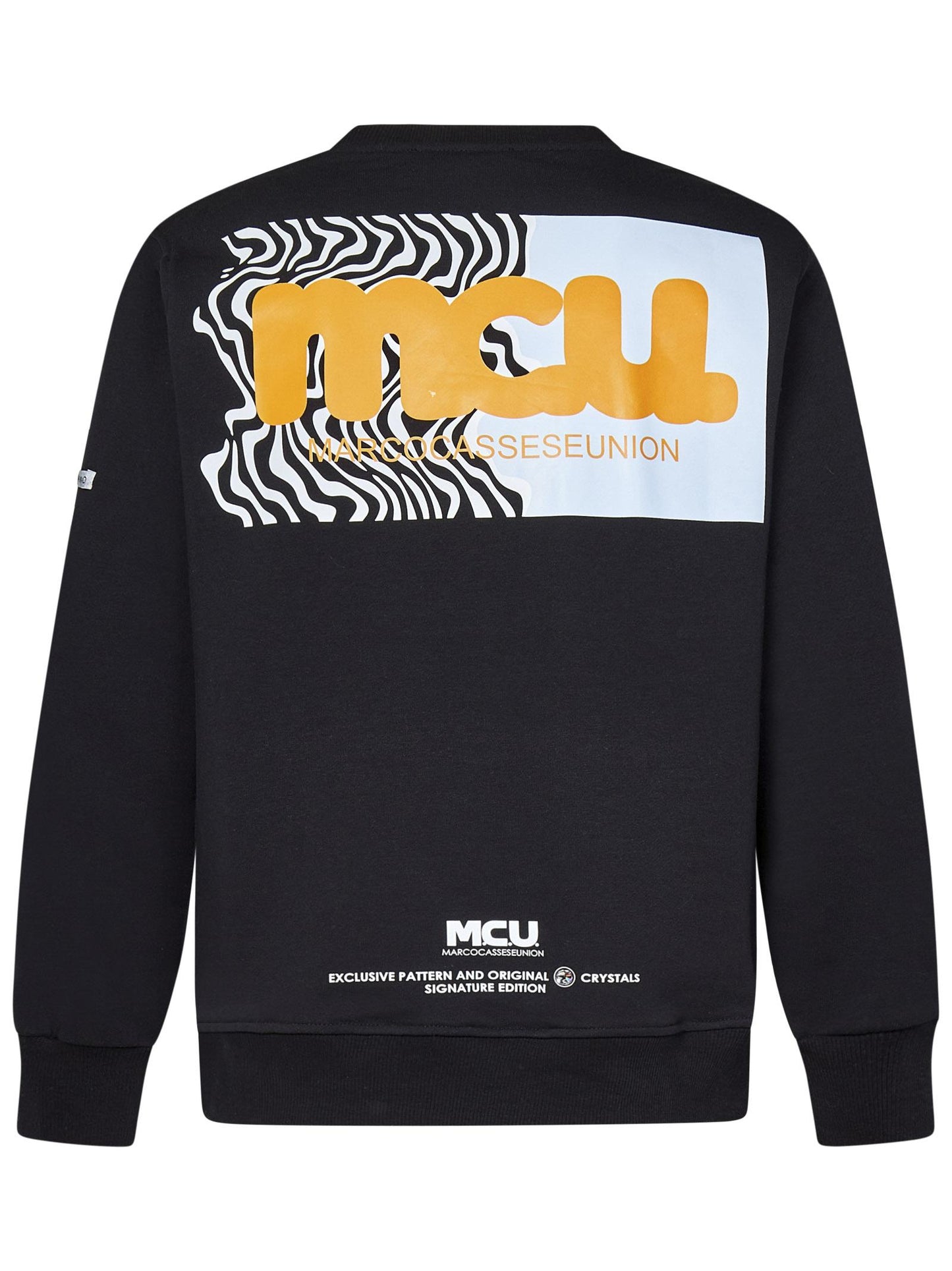 Felpa M.C.U Marco Cassese Union MCU0113G NERO M.C.U Marco Cassese Union 