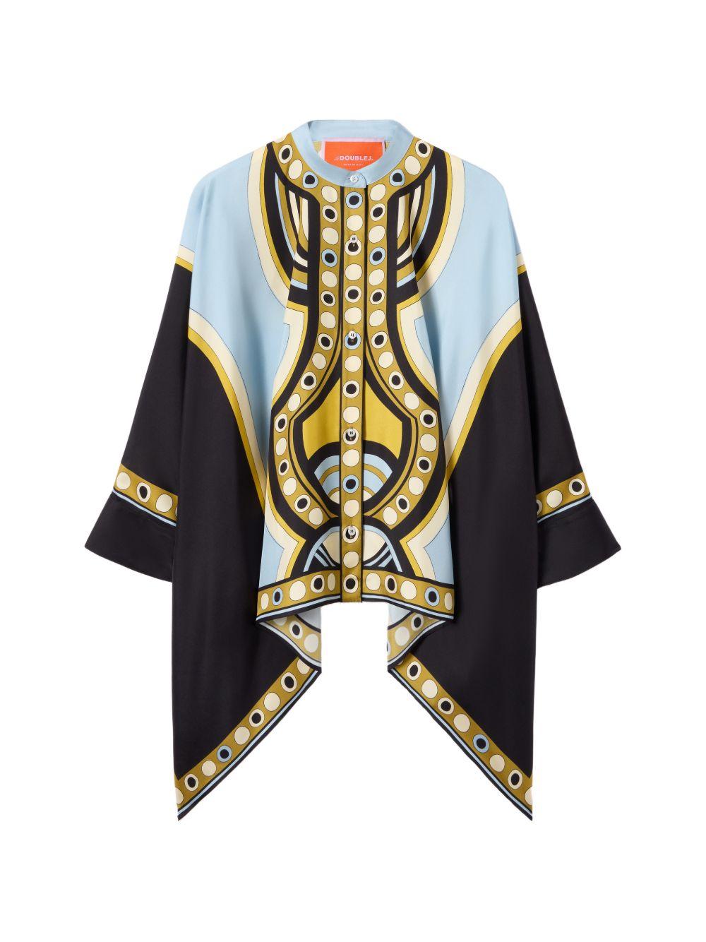Camicia Foulard Shirt La DoubleJ SHI0059SIL006SAC02 BU01 La DoubleJ 
