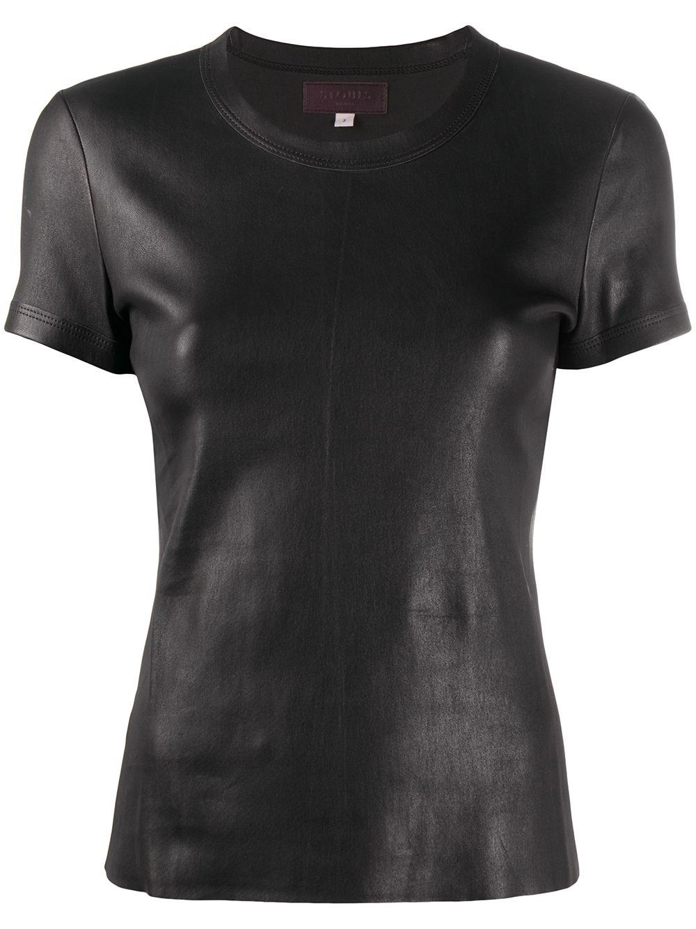 T-shirt STOULS 05 Stouls STOULS05LEATHER BLACK Stouls 