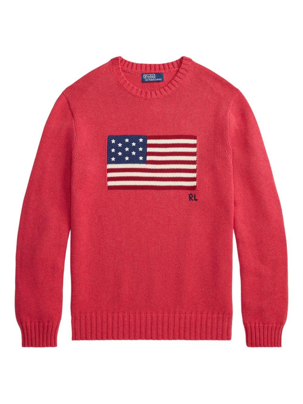 Maglia L'iconica maglia con bandiera Polo Ralph Lauren 710718281 501 Polo Ralph Lauren 