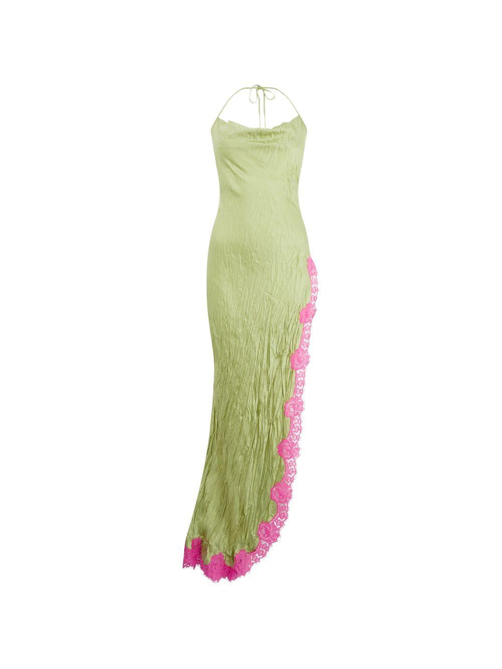 Abito Roberto Cavalli WQT150SE041 04064LIGHTGREEN Roberto Cavalli 