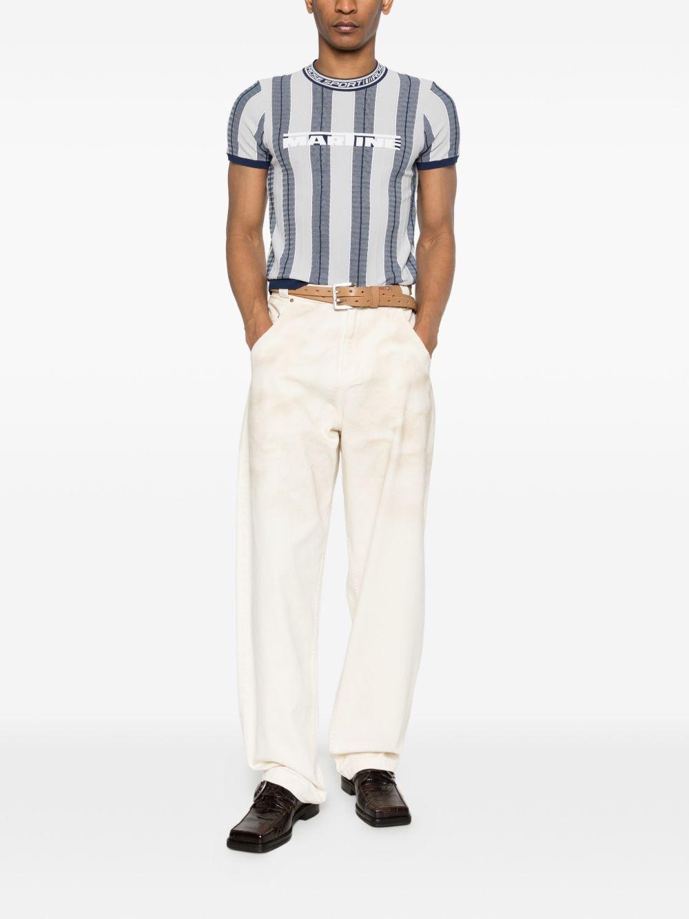 T-shirt Martine Rose 959YA12507 BLU Martine Rose 