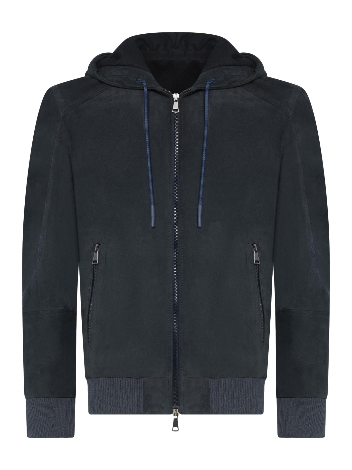 Giubbino modello Bugatti Franzese Napoli<BR/> DF866 BLU Franzese Collection Pronta Sartoria 