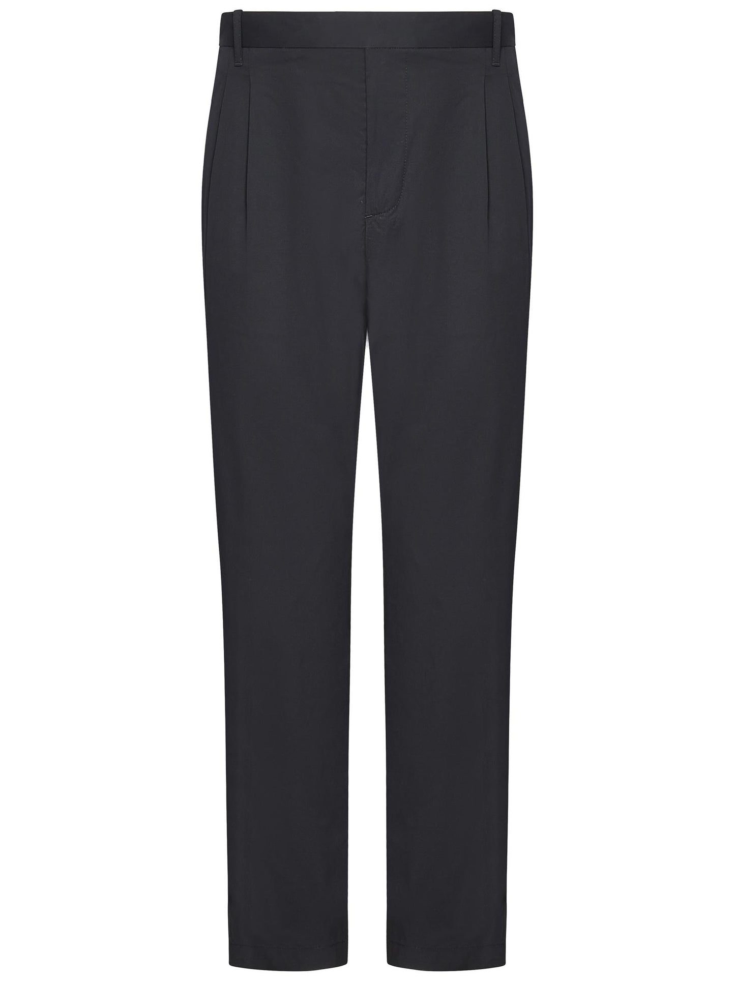 Pantaloni modello Brad Pitt Franzese Napoli AU1501Q NERO Franzese Collection Pronta Sartoria 