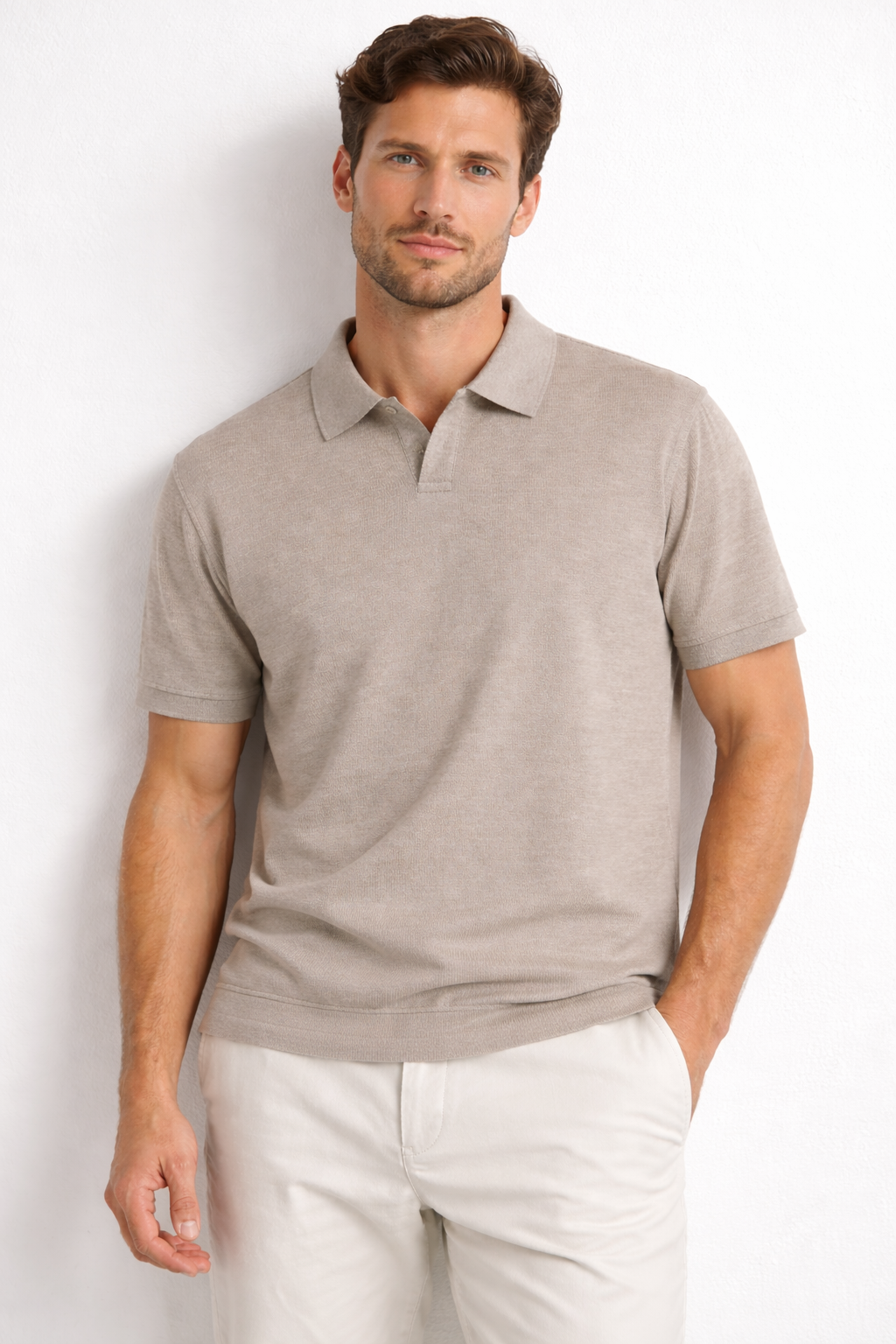 Polo modello Gossip Franzese Napoli MA8352 ARGENTO Franzese Collection Pronta Sartoria 