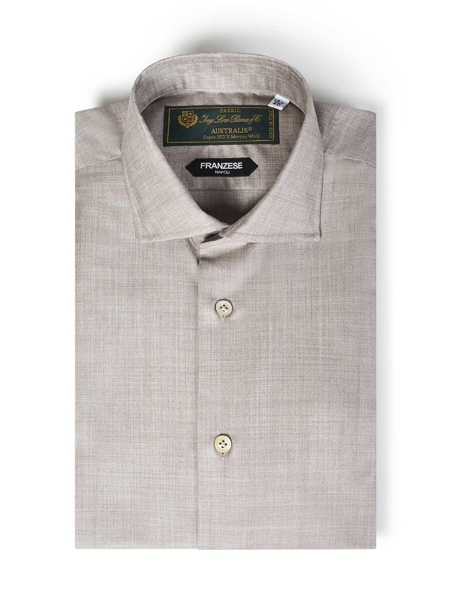 Camicia modello Donald Trump Franzese Napoli LIF321850 BEIGE Franzese Collection Pronta Sartoria 