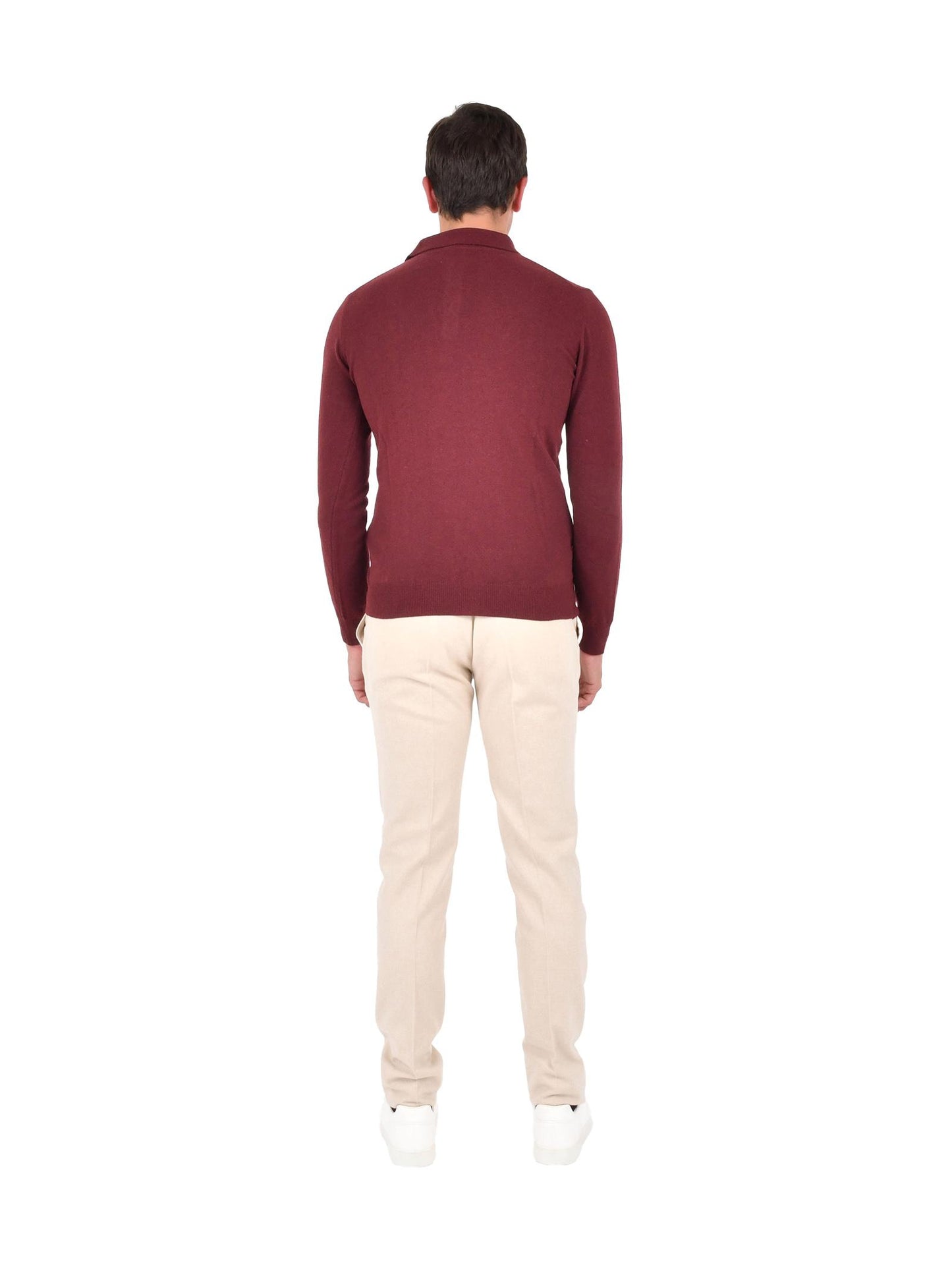 Maglia modello Stefano De Martino Franzese Napoli MA7069W26 BORDO Franzese Collection 
