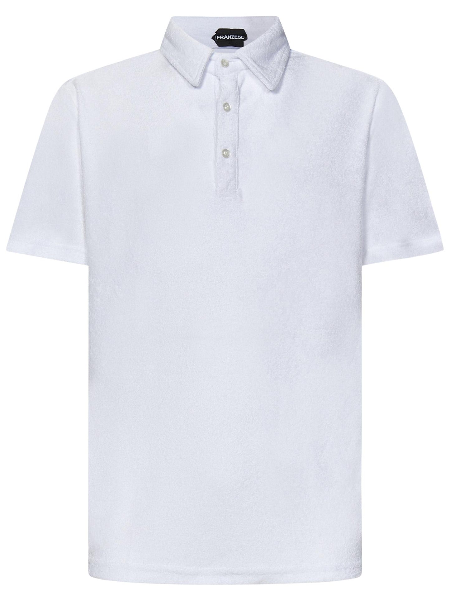 Polo Brad Pitt Franzese Napoli FRAPL14 BIANCO Franzese Collection Pronta Sartoria 