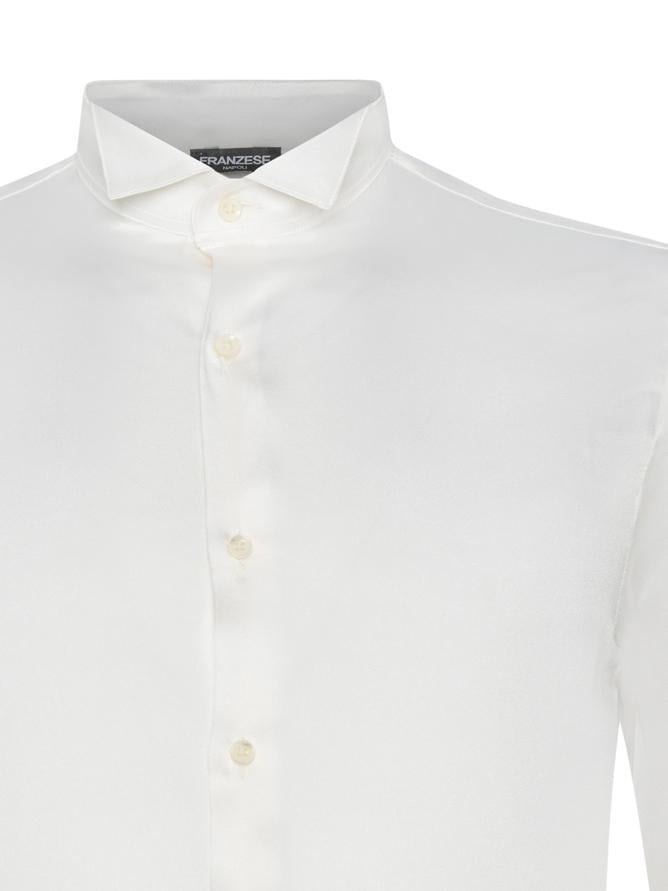 Camicia modello Marlon Brando Franzese Napoli FRACMST BIANCO Franzese Collection Pronta Sartoria 