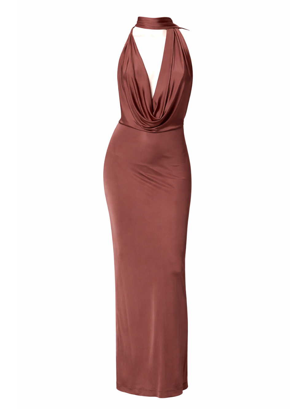 Abito Vivienne Satin Amazuìn 12VIVUSCO COCOA Amazuìn 