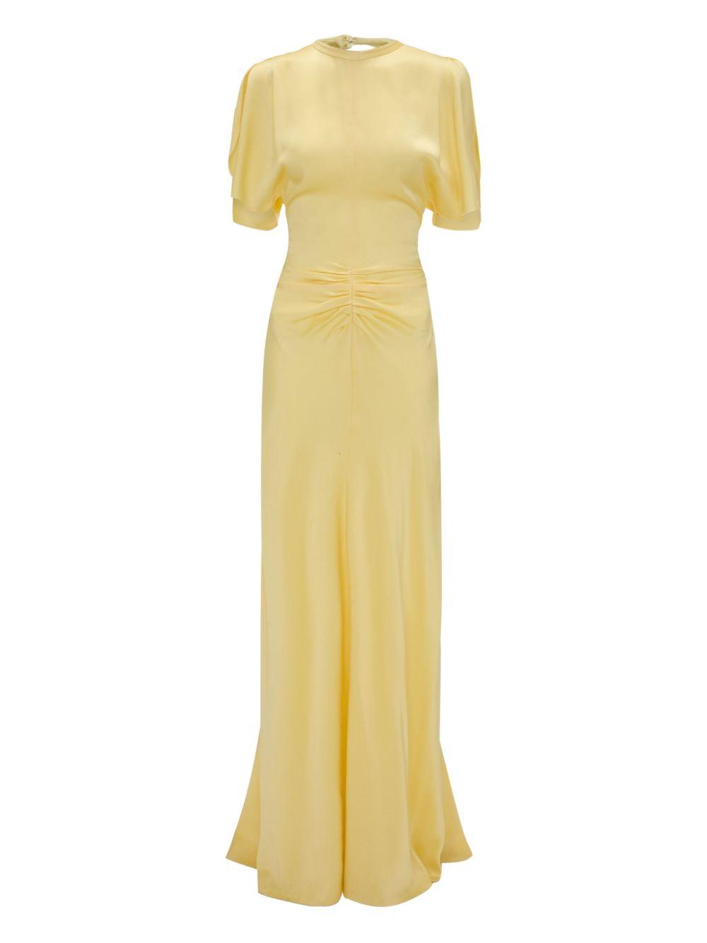 Abito Lungo Victoria Beckham 1425WDR007004A YELLOW Victoria Beckham 