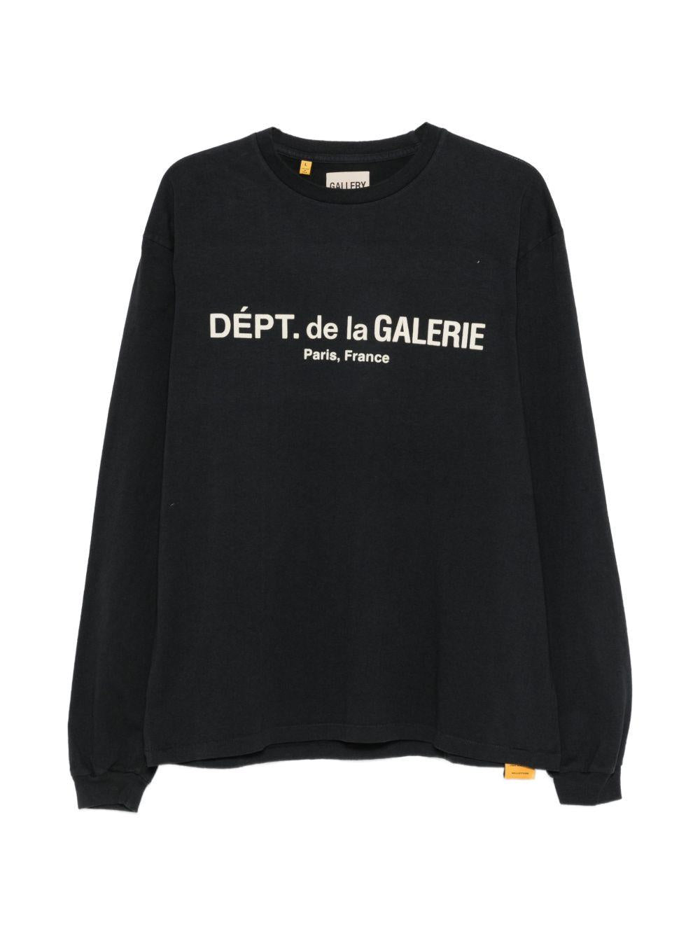 T-shirt Gallery Dept. TOP037 WASHEDBLACK Gallery Dept. 