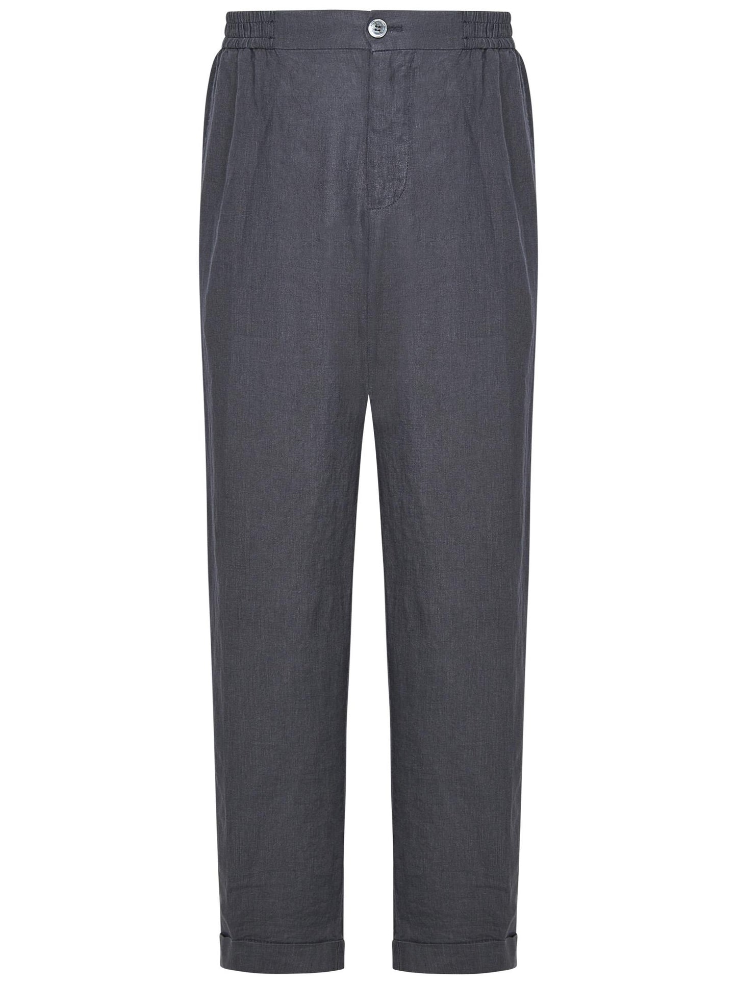 Pantaloni modello Lapo Elkann Franzese Napoli AU1462Q ASFALTO Franzese Collection Pronta Sartoria 