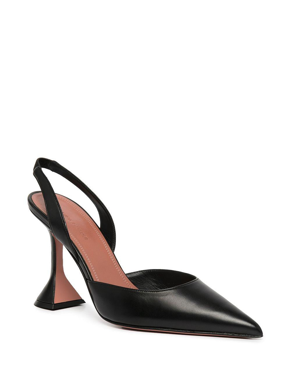Décolleté Holli Sling Nappa 95 Amina Muaddi HOLLISLINGNAPPA95 BLACK Amina Muaddi 