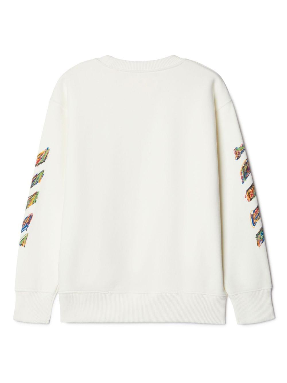 Felpa Off-White Kids OBBA001S24FLE004 0184 Off-White Kids 