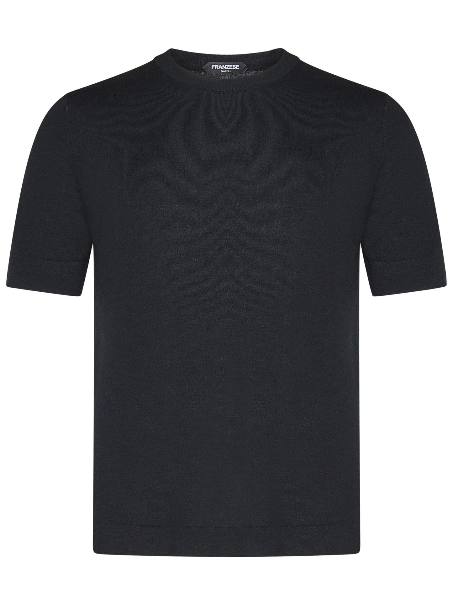 T-shirt modello nuvola Stefano De Martino Franzese Napoli FE6853C NERO Franzese Collection 